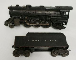 Rare Lionel Postwar Steam Engine No.  675,  6466t Tender As - Is