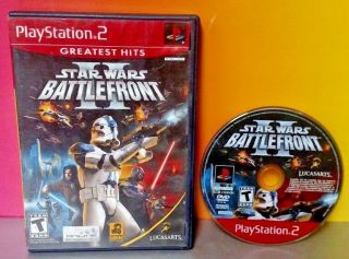 Star Wars: Battlefront Ii 2 - Ps2 Playstation 2 Game Rare