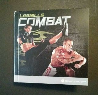 Les Mills Body Combat Workout Dvd Set Of 7,  Dvd - Rare,  Gloves - Guides 2012