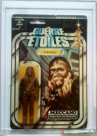 1978 Star Wars 12 Back Meccano Chewbacca Afa 80 Nm (80/80/85) Pop 1 Moc
