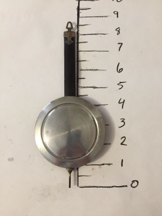 Antique Clock Pendulum 8.  5 Inches Long 3.  5 Inch Diameter 104 Grams