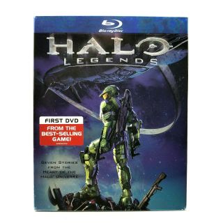 Halo Legends (2010) Like Blu - Ray With Rare Holofoil Slipcover