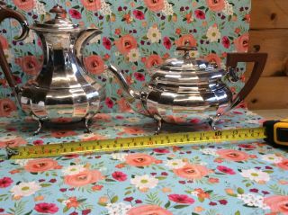 1920s Art Deco Silver Plated Teapot & Coffee Pot Fantastic