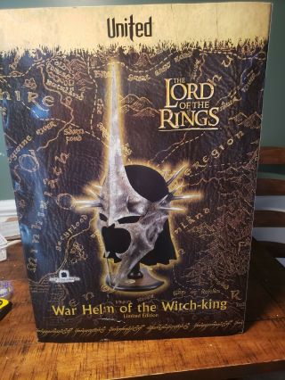 Lord Of The Rings War Helm Of The Witch - King United Cutlery Huge Rare