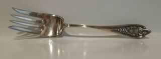 Old Colony Silver Plate Cold Meat Serving Fork 1847 Rogers Bros