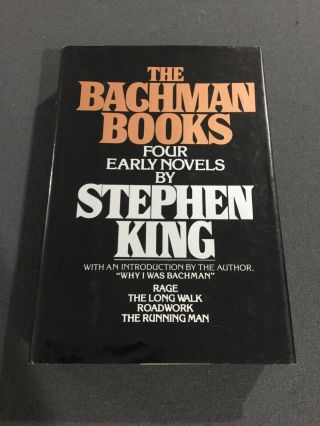 Rage - Stephen King - The Bachman Books Hardcover With Rage Rare Oop