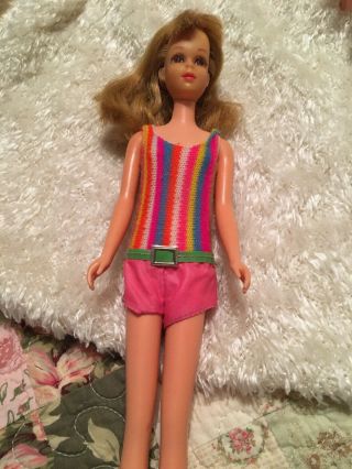 Blond Straight Leg Francie Doll 1140 Vintage 1960 