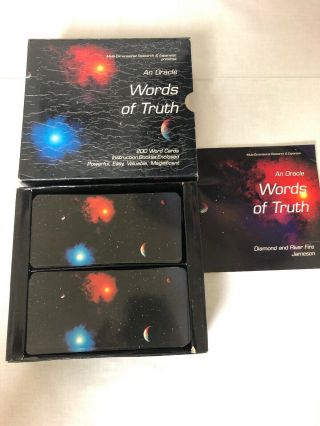 Rare Words Of Truth An Oracle Diamond River Jameson Oop Rare Vintage