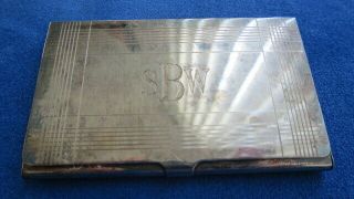 Tiffany & Co.  Sterling Silver.  925 Pocket Business Card Holder “sbw”