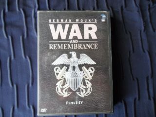 War And Remembrance Parts I - Iv (1 - 4) Only On Dvd Rare Herman Wouk Oop