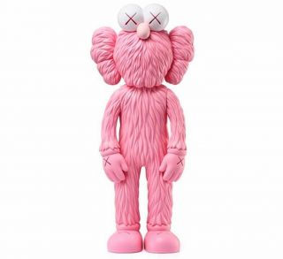 Kaws Bff Pink Limited Edition Vinyl Figure Open Edition.  Authentic