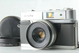 Rare : Exc,  5 Minolta Uniomat Iii Rangefinder 45mm F2.  8 W/ Hood From Japan