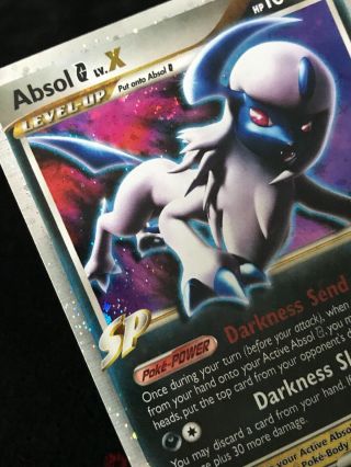 ABSOL G Lv.  X 141/147 VLP Ultra Rare Holo Pokemon Card w/ Swirl.  Fast 2