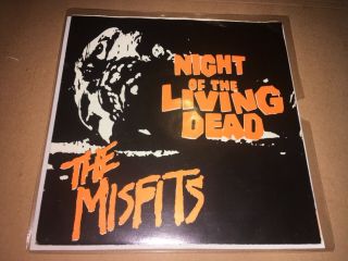 The Misfits Night Of The Living Dead Rare 1st Press Plan 9 Pic 7” Punk