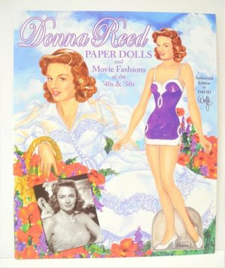 Donna Reed Paper Dolls Authorized Edition By David Wolfe Uncut