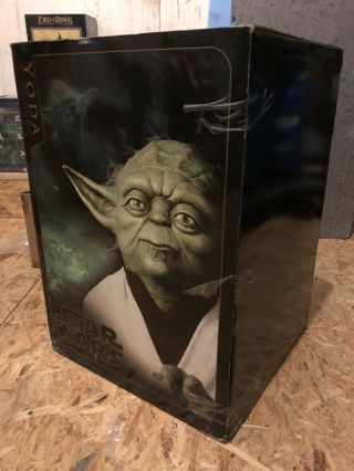 Star Wars Yoda Life - Size Bust Sideshow 1 - 1 Rare Box Jedi Vader