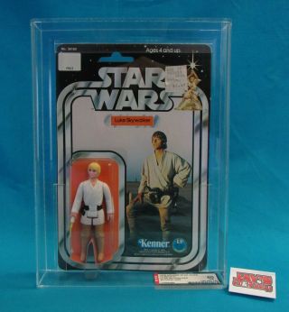1978 Kenner Star Wars 12 Back - C Luke Skywalker Blonde Hair Afa 80 Nm