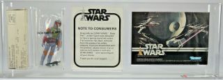 Vintage 1979 Kenner Star Wars Mailer Boba Fett Baggie Afa 85 Nm,  (b85 W90 F85)