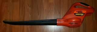 Black & Decker 18v Cordless Blower Broom Leaf Sweeper Ns118 Indoor Safe Rare