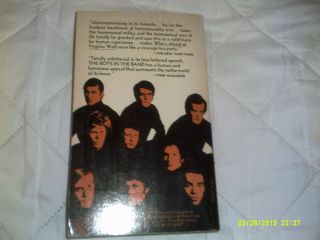 The Boys in the Band,  Mart Crowley.  Dell 1st printing 1968 Rare Movie tie - in 2