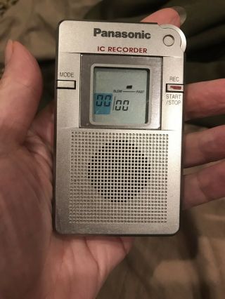 Very Rare.  Panasonic Rr - Dr60 Voice Recorder.  Best Evp Recorder
