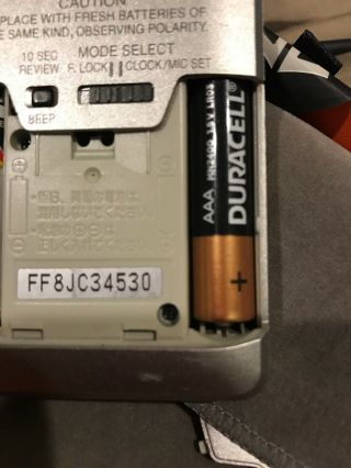 Very Rare.  Panasonic RR - DR60 Voice recorder.  BEST EVP recorder 3