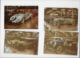 34 Color Photographs Of Antique Cars Either Las Vegas Or Ford Museum