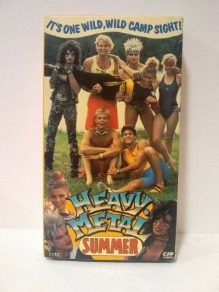 Heavy Metal Summer Vhs 1991 C/fp Video Rare