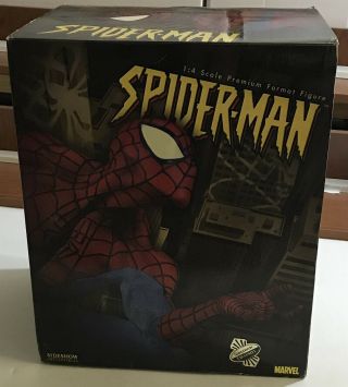 Sideshow Exclusive Premium Format Statue Spider - Man With Camera Limited 52/500