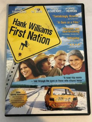 Dvd Hank Williams First Nation Very Rare Good Shape 2006 Region 1