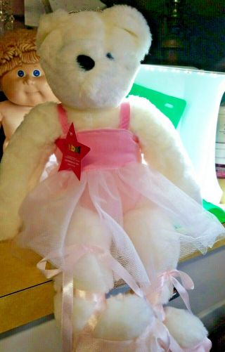 Vintage 1999 “katerina Ballerina” Vermont Teddy Bear Limited Edition