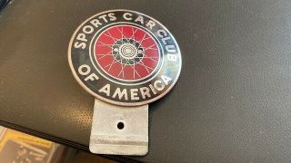 Sports Car Club Of America - - - - Rare - - - Car Badge