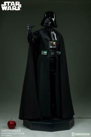 Sideshow Star Wars Epiv Darth Vader Legendary Scale Figure Statue Rare