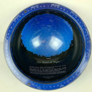 Vintage Rare The Bowl Of Night 1982 Constellation Globe Star Viewing Dome