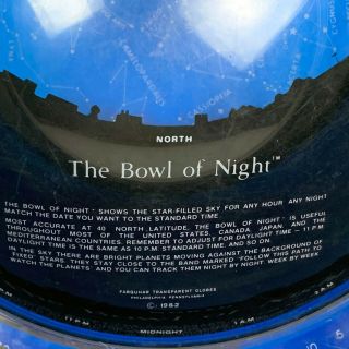 Vintage Rare The Bowl Of Night 1982 Constellation Globe Star Viewing Dome 2