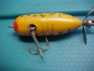 Vintage Heddon Tiny Torpedo 14KCD VERY RARE COLOR Old Fishing Lure 3