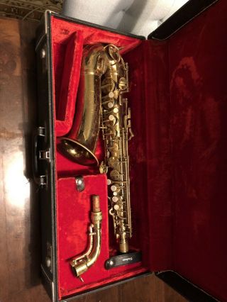 1937 C.  G.  Conn 6m Naked Lady Viii Rare Alto Sax Saxophone Rth Rolled Tone Holes