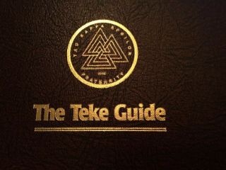 Rare 2001 The Teke Guide: Tau Kappa Epsilon International Fraternity,  Hardcover