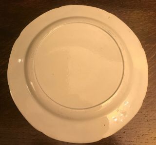 Antique Pottery Pearlware Blue Transfer Chinoiserie plate c 1800/10 2