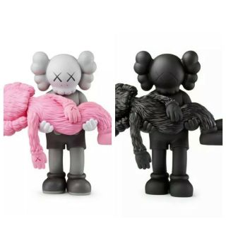 2 Kaws Gone Companion Bff Vinyl Figure Pink Grey And Black - Order Confirmed