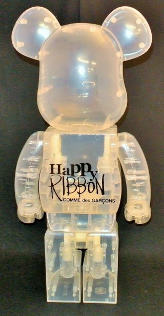 BE@RBRICK BEARBRICK x HAPPY RIBBON comme des garcons 1000 Medicom Toy EMS 3