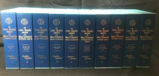 First Edition The Carl Barks Library Of Walt Disney Complete 10 Volume Set Rare