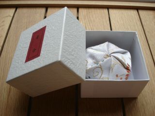 Asian Oriental Traditional Japanese Jewellery Small Fabric Box