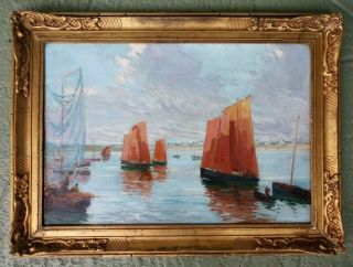 Marcelin Jean Botrel - Rare French Impressionist Oil Painting
