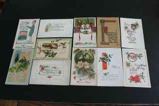 Antique Christmas And Year 