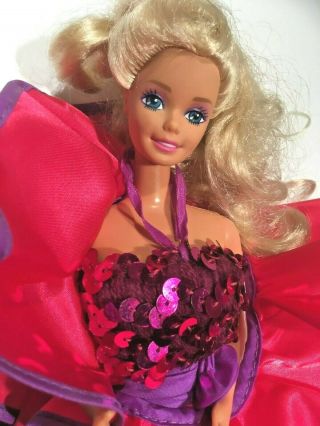 Vintage 1982 Dream Date Barbie Doll In Dress Near