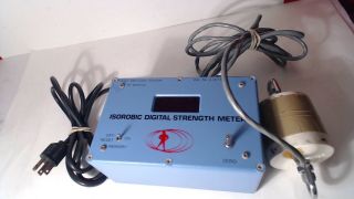 Rare Vintage Isorobic Digital Strength Meter Fitness Motivation Institute Of A