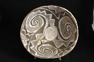 Anasazi Puerco Black On White Bowl Published Indian Pottery,  Artifacts,  Rare