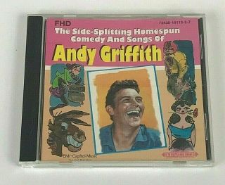 Homespun Comedy And Songs Of Andy Griffith Cd Complete Rare Oop Very Disc
