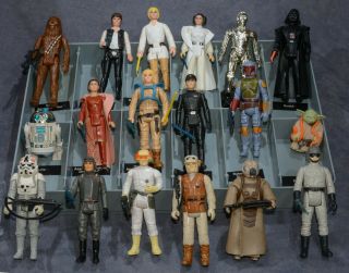 Vintage Star Wars Mixed First 21 & All 29 ESB Figures w/ Variants,  40 w/ Weapons 2